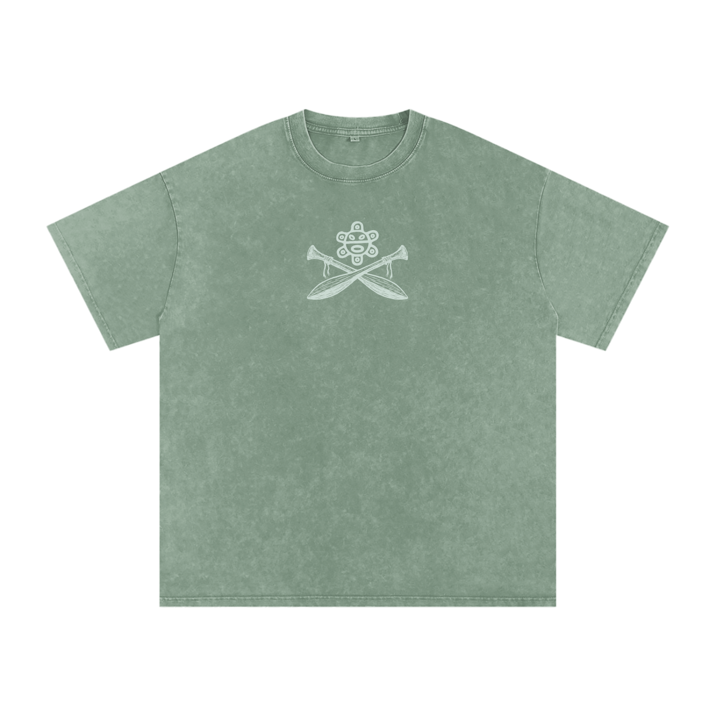 Taino Bloodline - Acid Wash Oversize T-Shirt